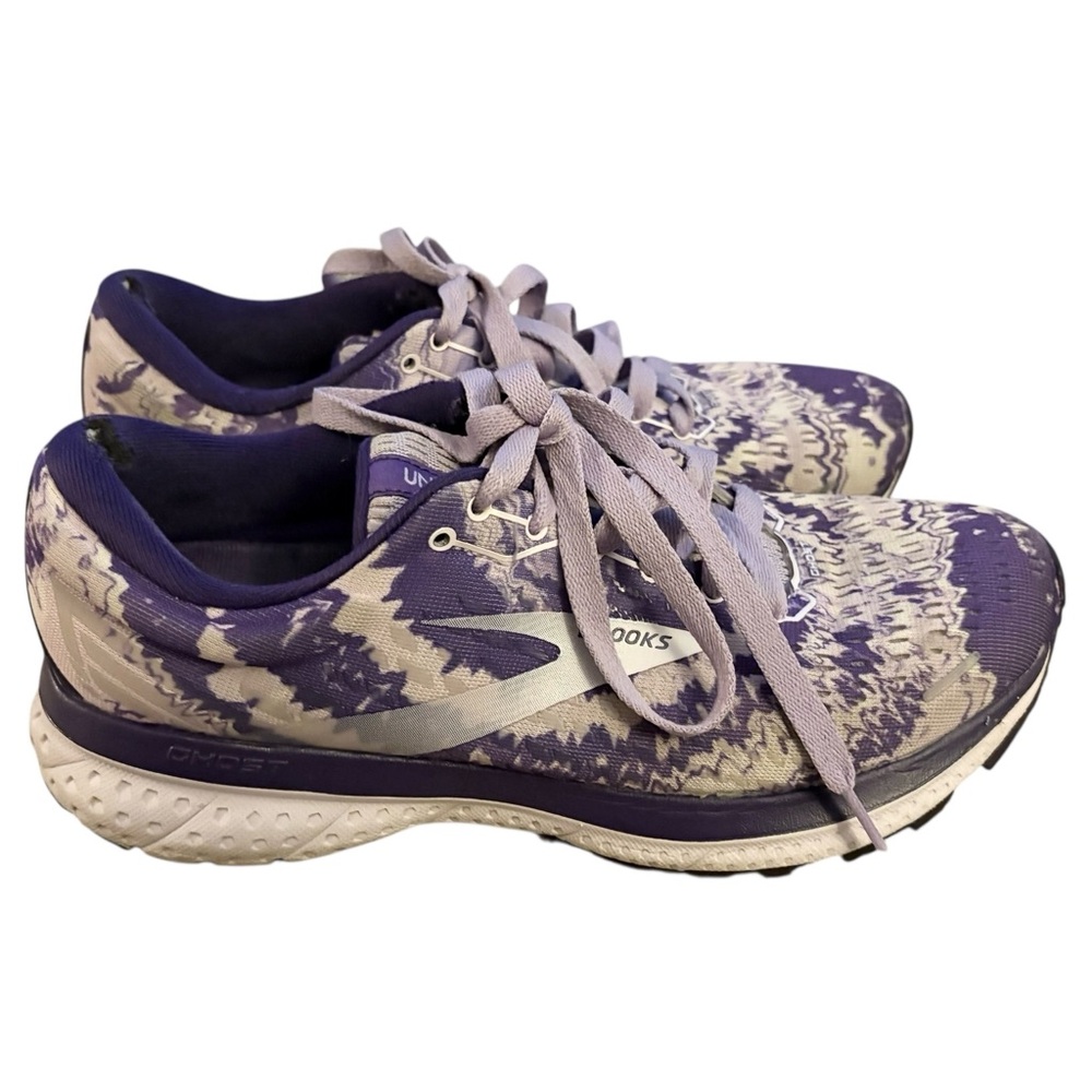 BROOKS Ghost 13 Unity Together Tie Dye Purple/White Women Sneakers Size 8
